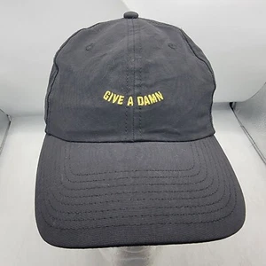 Outerknown Econyl Recycled Fiber Black Baseball Cap Give A Dam Casual Outdoors - Picture 1 of 10