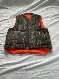 RED HEAD REVERSIBLE INSULATED HUNTING VEST REALTREE/SAFETY ORANGE size L - Picture 1 of 8