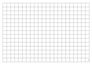 Transparenter Raster, durchsichtiges Gitter, 1 Zoll. DIN A2 (42 x 59 cm) Folie - Bild 1 von 2