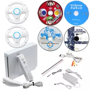 ⭐ Nintendo Wii Console White ┃ Pick Version ┃Accessories ┃HDMI Adapter + Cable - Picture 1 of 9