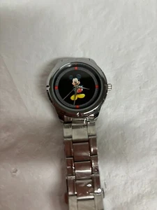 Reloj Mickey Mouse Sin Marca Acero Inoxidable Banda Ajustable Aspecto Clásico NUEVO - Imagen 1 de 6