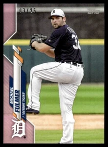 2020 TOPPS MINI PINK /25 Michael Fulmer Detroit Tigers #U-67 - Picture 1 of 2