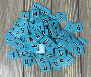 Vintage 1968 Scrabble For Junior Game Replacement Letter Tiles - Picture 1 of 2