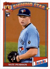 2021 Topps Archives 1991 Topps Bazooka Shining Stars #91BZ-15 Nate Pearson NM-MT