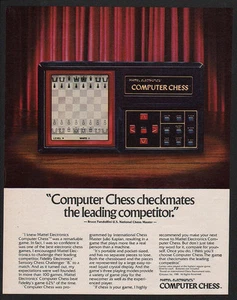 1981 MATTEL Electronics COMPUTER CHESS Game VINTAGE MAGAZINE ADVERTISEMENT - Picture 1 of 1