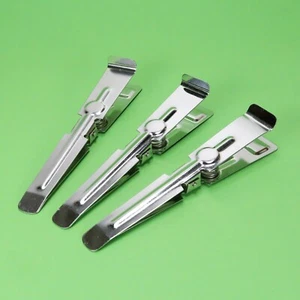 Stainless Steel Darkroom Print Tongs Forceps Tweezers - 150mm / 6" - Set of 3 - Picture 1 of 6