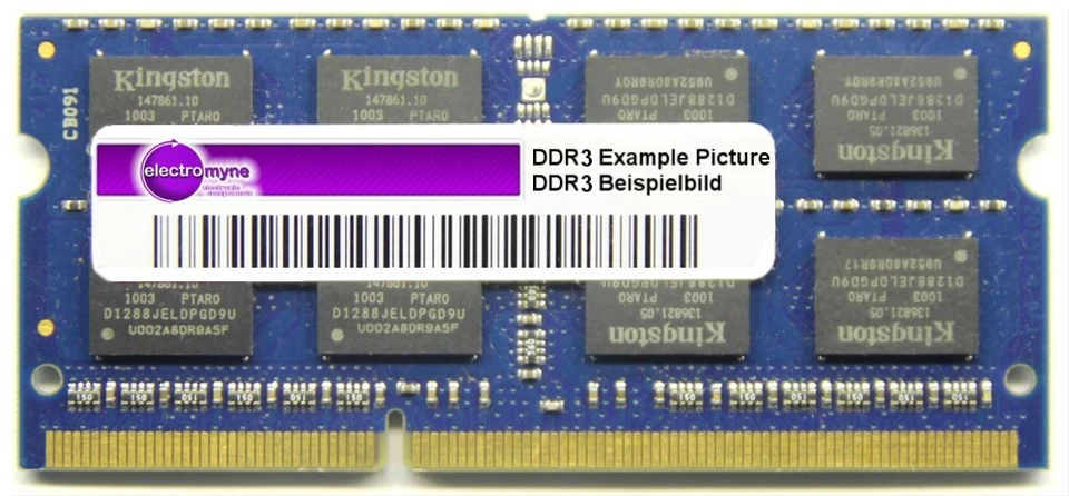2GB Elpida DDR3-1333 RAM PC3-10600S CL9 2Rx8 so-Dimm EBJ21UE8BDS0-DJ-F Notebook - Image 1 of 1