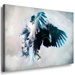 Adler Abstrakt Leinwandbild / AK ART Bilder / Mehrfarbig + Kunstdruck Wandbild - Bild 1 von 5