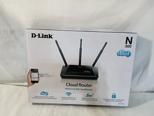 D-LINK Wireless N 300 Cloud Wireless Router 4 Port WIFI - Picture 1 of 3