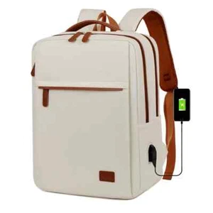 Mochila de Negocios Hombres Mujeres 15.6 Pulgadas Mochila para Laptop Estudiante Mochila Escolar - Imagen 1 de 28