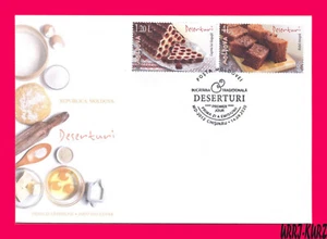 MOLDOVA 2020 Traditional Cuisine Food Meal Dessert Cake Muffin Pie Mi1133-34 FDC - Picture 1 of 1