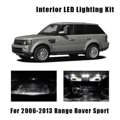 16x White Canbus LED Light Interior Kit For 06-13 Land Rover Range Rover Sport - Image 1 of 4