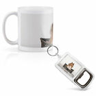 Mug & Bottle Opener-Keyring-set - Long Haired Sheltie Dog   #45611