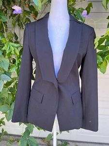 BCBG Women's jacket/blazer   Black one button Size XS - Picture 1 of 4
