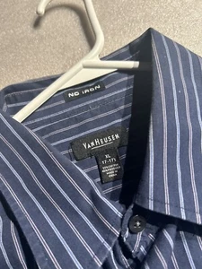 Van Heusen Oberhemd Large Herren blau gestreift - Bild 1 von 7