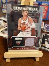 2021-22 Prizm NIKOLA VUCEVIC #SW-NVC Sensational Swatches Game Used Jersey Bulls