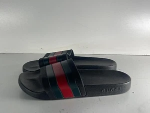 Gucci sandali casual uomo slider taglia 10(44) gomma multicolore slip on -E40 - Foto 1 di 8