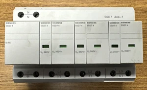 SIEMENS 5SD7444-1 COMBINATION ARRESTER 240/415VAC **USED GUARANTEED** - Picture 1 of 8
