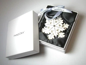 Ornamento Pandora Fiocco di Neve 2015 - Edizione Limitata con Scatola - Foto 1 di 4