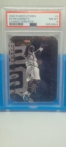 PSA 8 2000-01 Fleer Futures KEVIN GARNETT Characteristics Die Cut #4 N Mint/Mint - Picture 1 of 6