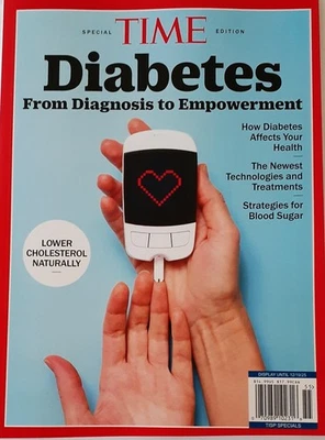 TIME Magazine:  "DIABETES" Special Edition- From Diagnosis to Empowerment 2025 - Image 1 of 2