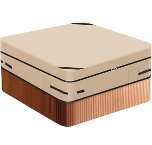 95" x 95" Hot Tub Pool Spa Cover Cap Heavy Duty Sun Protector UV Water Resistant - Bild 1 von 6