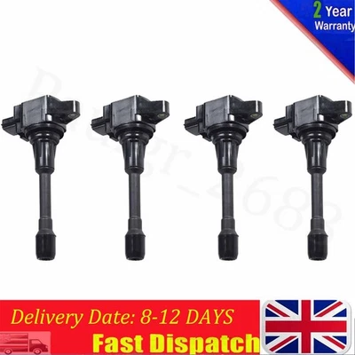 4*Ignition Coil 22448EN200 For Infiniti FX50 M56 Nissan Altima Cube Sentra Versa - Image 1 of 4