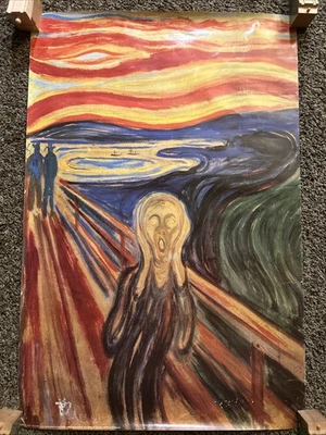 "El grito de Edvard Munch 1893 - 1994 impresión Suiza 24""x36"" ver fotos" Foto 1 de 4