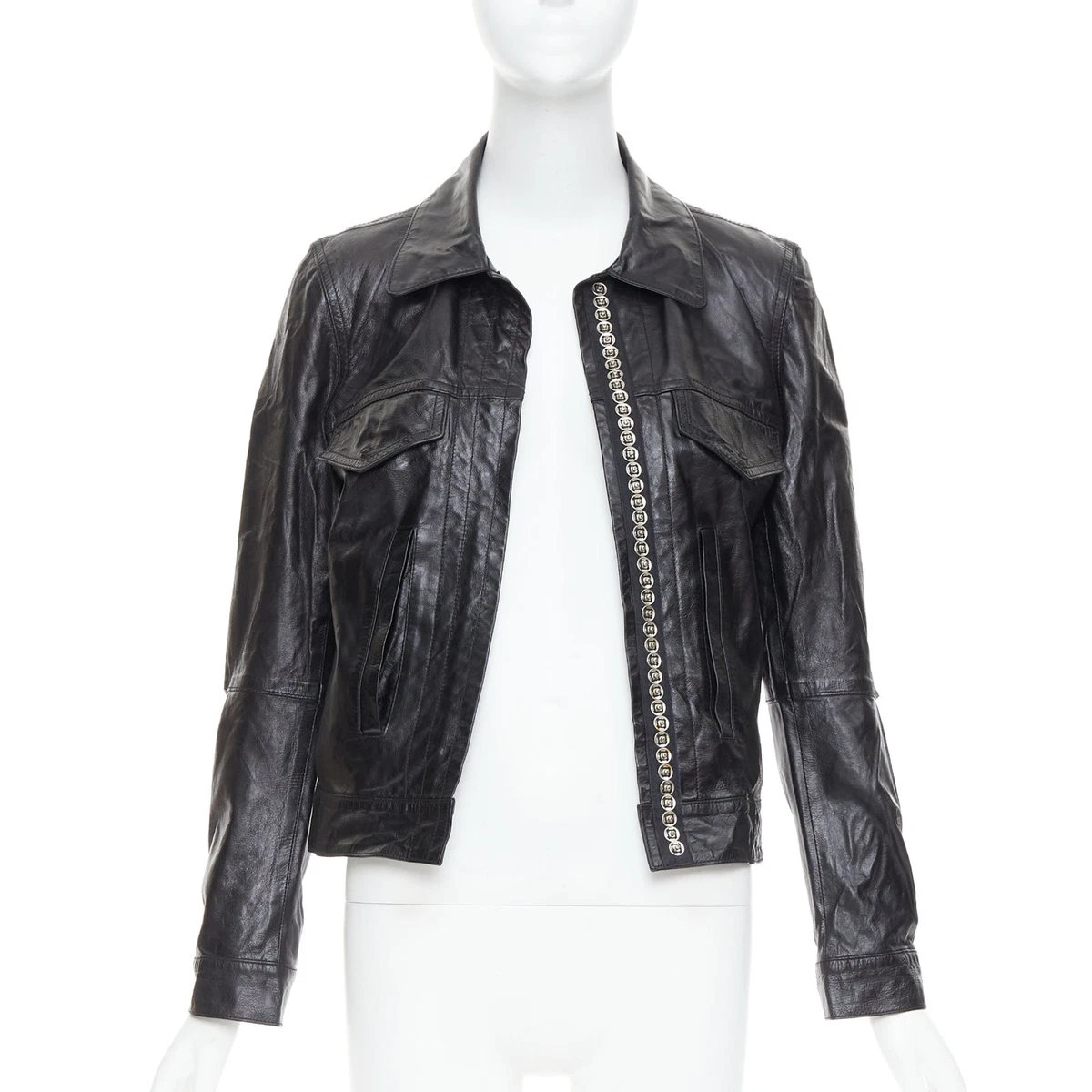 Ann Demeulemeester Coats, Jackets & Vests Leather Outer Shell for