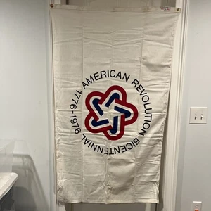 American Revolution Bicentennial 1776-1976 3x5 Vintage Defiance 100% Cotton - Picture 1 of 5