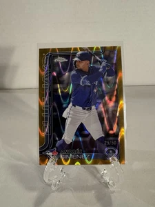 2025 Topps Chrome - Andres Gimenez #70 rifrattore RayWave oro /50 - Foto 1 di 2