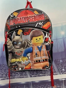 The Lego Movie 2 Apocalypseburg Bookbag School Backpack Warner Bros Aldi - Picture 1 of 14