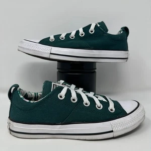 Converse All Star Low Top Women's Size 7 Sneakers Green Floral Casual Shoes - Picture 1 of 7