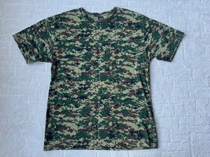 Code V Shirts Men’s L Digital Camo Green Short Sleeve Crew Neck - Picture 1 of 6