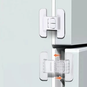 Refrigerator Lock and Cabinet Lock Buckle 5pcs for Daily Use and Security - Photo 1/10