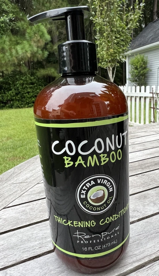 Renpure Extra Virgin Coconut Oil Thickening Conditioner 16 oz Jumbo Pump - Image 1 of 4