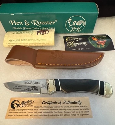 Lâmina fixa personalizada Hen & Rooster Michael Prater - Imagem 1 de 4