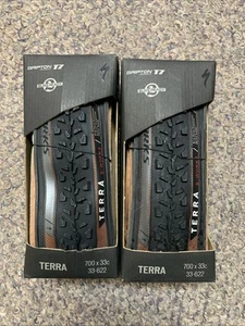 NEW PAIR Specialized S-Works Terra 2Bliss Ready Tubeless T7 Tire 700x33 Gripton - Picture 1 of 9