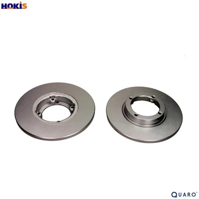 2x BRAKE DISC QD5046 FOR DAEWOO MATIZ/Hatchback/Van FSO CHEVROLET 0.8L 3cyl 1.0L - Image 1 of 4