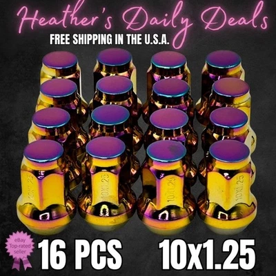 16 Bulge Lug Nuts 2022-2023 Can-Am Outlander 570 DPS Hunt MR Rim Wheel Nut Neo - Image 1 of 4