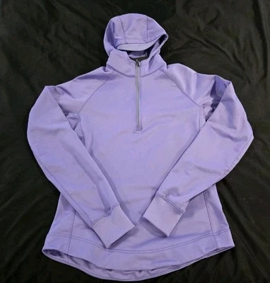 Sudadera con Capucha Nike Dri Fit Entrenamiento Correr 1/2 Cremallera Para Mujer Púrpura Talla Mediana Foto 1 de 4