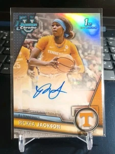 2023-24 Bowman U Chrome Prospect Auto Rickea Jackson #BCPA-RJA  176/250 - Picture 1 of 5