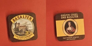 Gräfin Cosel und Basalter Stolpener Burgbräu Brauerei Bierdeckel Bier - Picture 1 of 1