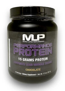 Mario Lopez Performance Protein Dietary Supplement 17.9 Oz 15g Chocolate SEALED - Picture 1 of 12