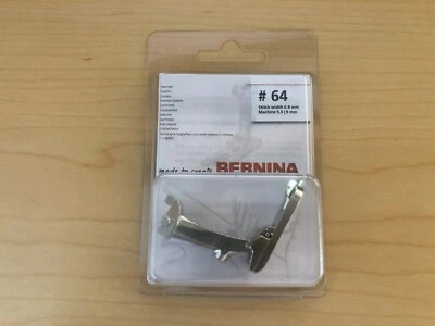 Pie dobladillo puntada recta Bernina genuino 4 mm #64 - nuevo estilo Foto 1 de 4