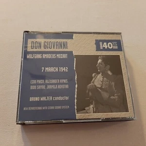 Don Giovanni 1942 Mozart 3 CD Boxet Bruno Walter - Imagen 1 de 3
