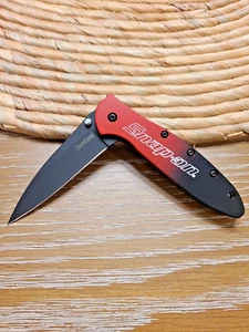 Kershaw Leek Snap On 1660GRDSO Red And Black Speed Safe USA Brand New - Blem - Picture 1 of 8
