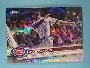 2017 Topps cromo PRISMA REFRACTOR Kris Bryant Chicago Cubs #1⁄4 - Imagen 1 de 2