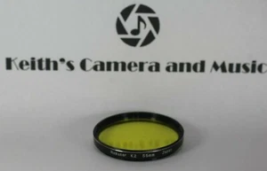 Rokunar Yellow K2 filter 55 mm for Canon Nikon Pentax Minolta any 55mm thread - Picture 1 of 5