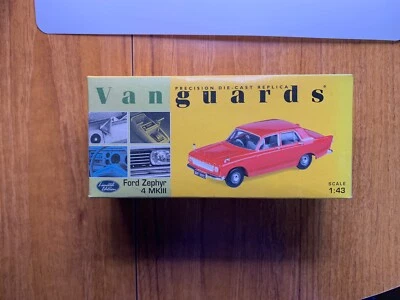 Vanguards Corgi 1:43 Ford Zephyr 4 MKIII Monaco Red VA06002 - Image 1 of 4